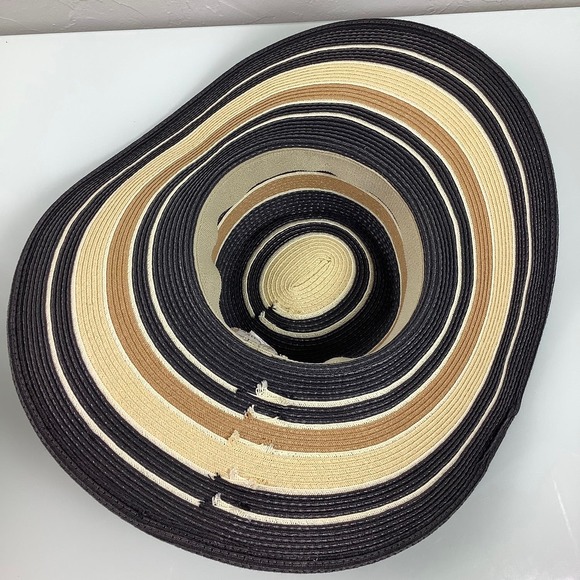 Doreman Pacific Wide Brin Multicolor Straw Hat size OSFM EUC - Picture 6 of 10